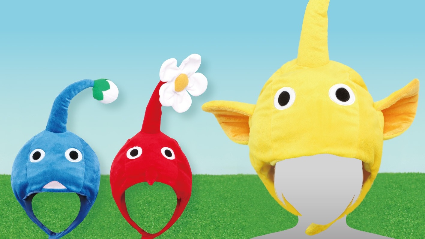 Los gorros oficiales de Pikmin se hacen realidad en Japón