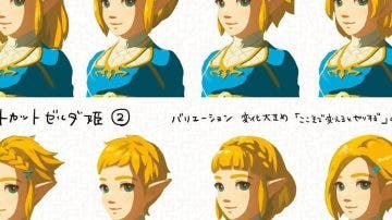 El brazo de Link, numerosos peinados de Zelda y mucho más aparecen en estos nuevos bocetos de Tears of the Kingdom