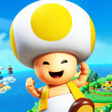 Muestran en máxima calidad al Toad que se come papel en este fondo de pantalla oficial de Nintendo of Europe