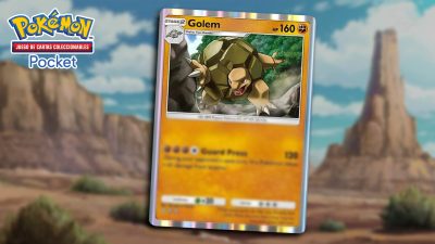 La baraja de Golem ahora es viable en JCC Pokémon Pocket