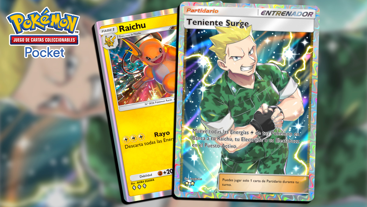 Teniente Surge JCC Pokémon Pocket