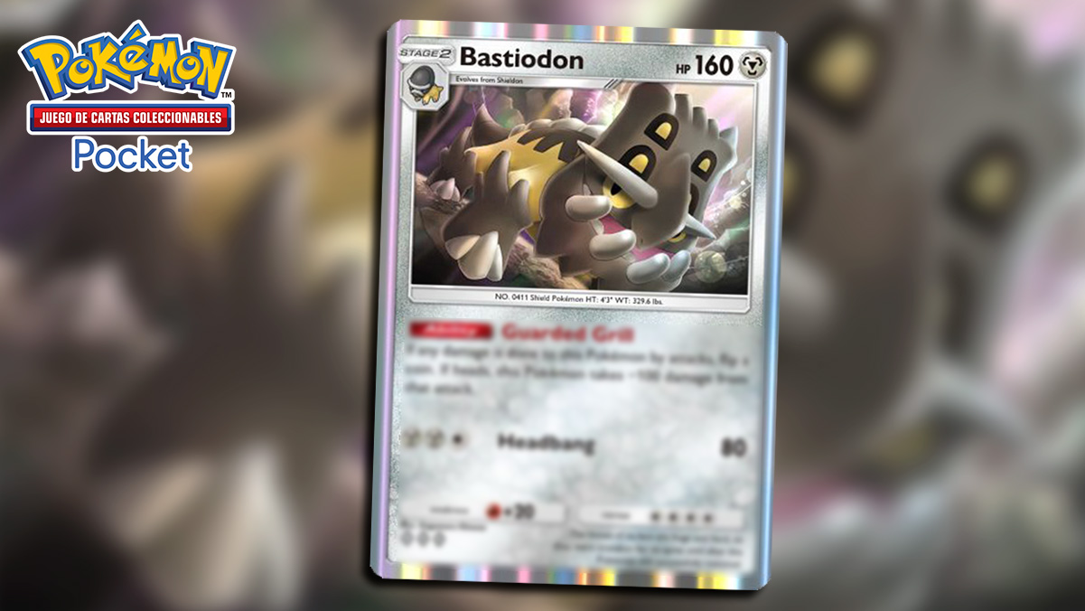 Bastiodon es el tanque de alto riesgo de JCC Pokémon Pocket