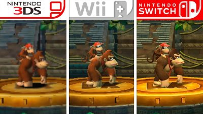 Donkey Kong Country Returns HD: Comparativa en vídeo entre Nintendo 3DS, Wii y Switch