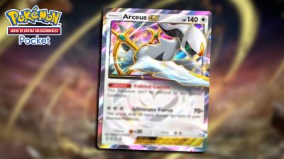 Arceus ex tiene una mecánica única en JCC Pokémon Pocket