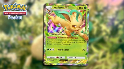 El imparable mazo de Leafeon ex en JCC Pokémon Pocket