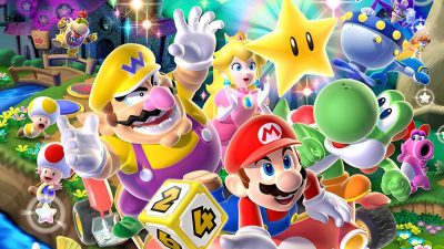 Mario Party 9 permite ver así de deformados a Mario, Luigi, Wario y Waluigi