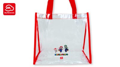 My Nintendo añade esta bolsa transparente de Super Mario a su catálogo americano