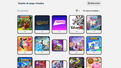 Esta web oficial te permite cargar y administrar tus Tarjetas de juego virtuales de Nintendo Switch / Nintendo Switch 2
