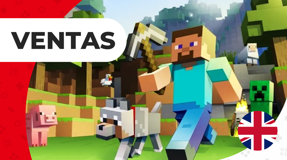 La película impulsa las ventas de Minecraft en Reino Unido: top de la semana (8/4/25)