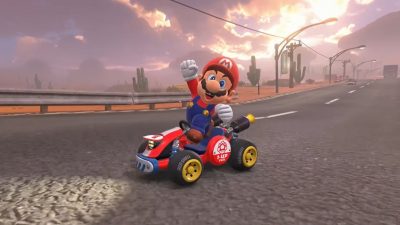 Destapan cómo funciona la increíble Senda Arcoiris de Mario Kart World