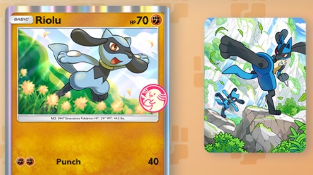 Riolu y Pachirisu protagonizan el nuevo evento de elecciones mágicas en JCC Pokémon Pocket