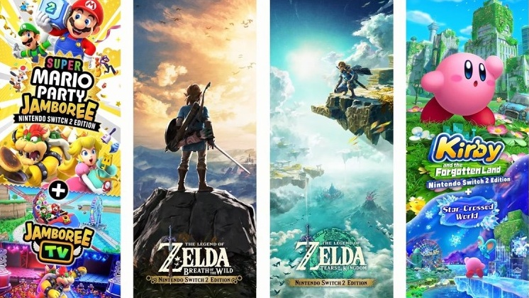 Precios de todos los paquetes de mejora de Nintendo Switch 2 Edition first party y third party hasta ahora