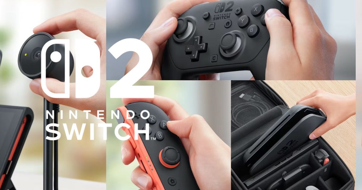 Ya conocemos el precio oficial de algunos accesorios para Nintendo Switch 2