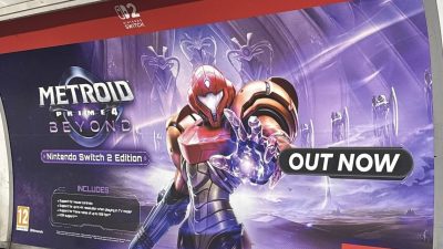 Carteles que dicen que Metroid Prime 4: Beyond ya está disponible generan todo tipo de preguntas