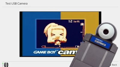 Están usando una Game Boy Camera como cámara de Nintendo Switch 2