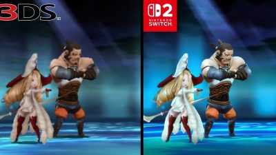 Comparativa en vídeo de Bravely Default: Flying Fairy HD Remaster para Nintendo Switch 2 con la versión de Nintendo 3DS