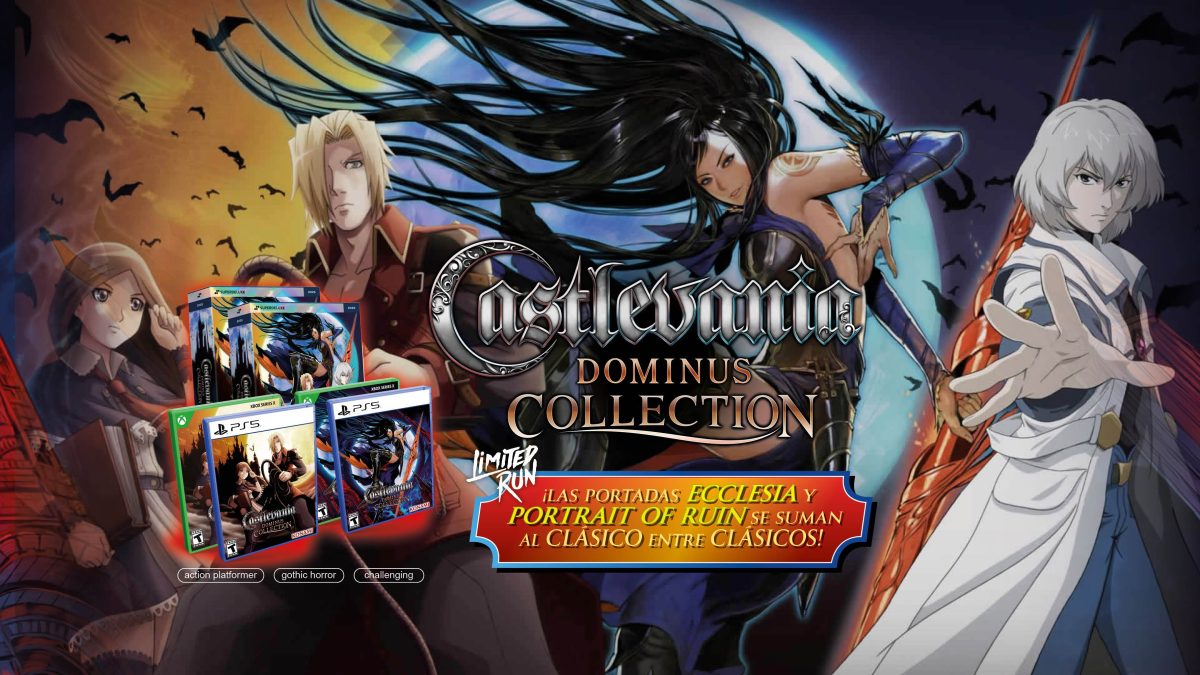 Castlevania Dominus Collection: Cuatro leyendas del Metroidvania