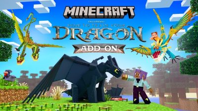 El nuevo DLC de Cómo entrenar a tu dragón para Minecraft ya está disponible