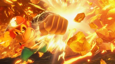 Los jugadores ya están destruyendo absolutamente todo el terreno en Donkey Kong Bananza