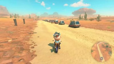 Mira lo que puede causar largas colas de tráfico en Mario Kart World