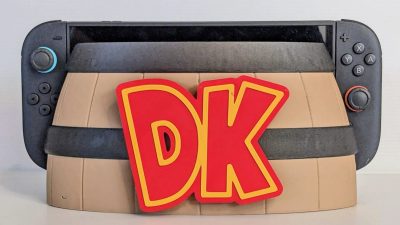 Jugador imprime en 3D esta genial cubierta de Donkey Kong para Nintendo Switch 2