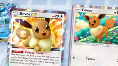 JCC Pokémon Pocket recibe su nuevo evento de Apariciones Masivas de Eevee