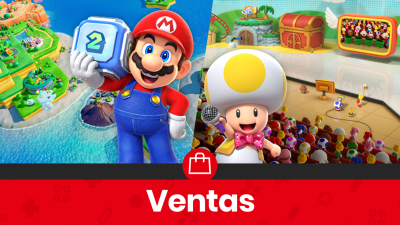 Super Mario Party Jamboree encabeza los tops ventas de las eShop de Nintendo Switch 2 y Nintendo Switch esta semana (9/8/25)