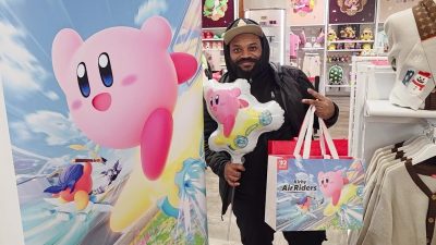 Así fue el evento de lanzamiento de Kirby Air Riders en la Nintendo NY