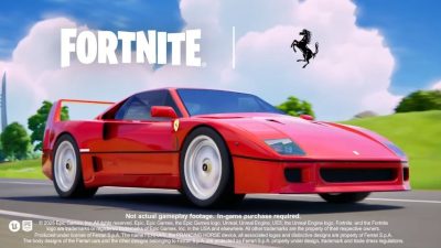 Fortnite recibe al Ferrari F40