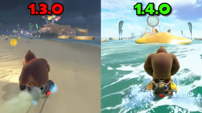 Comparativa en vídeo de Mario Kart World tras la gran actualización 1.4.0