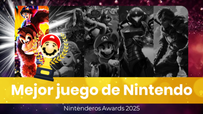 ¡Donkey Kong Bananza se corona como Mejor juego de Nintendo en los Nintenderos Awards 2025! Top completo
