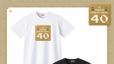 My Nintendo Store añade estas camisetas del 40º aniversario de Super Mario a su web europea