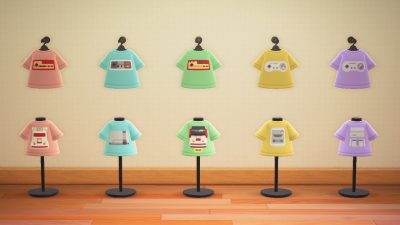 Nintendo lanza códigos de regalo de todas estas camisetas de consolas retro para Animal Crossing: New Horizons