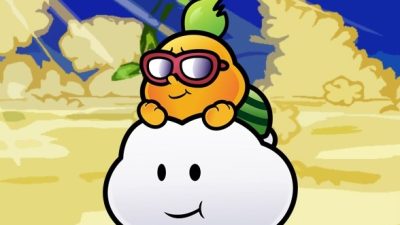 Lakilester tiene este bonito gesto con Mario en el Paper Mario original