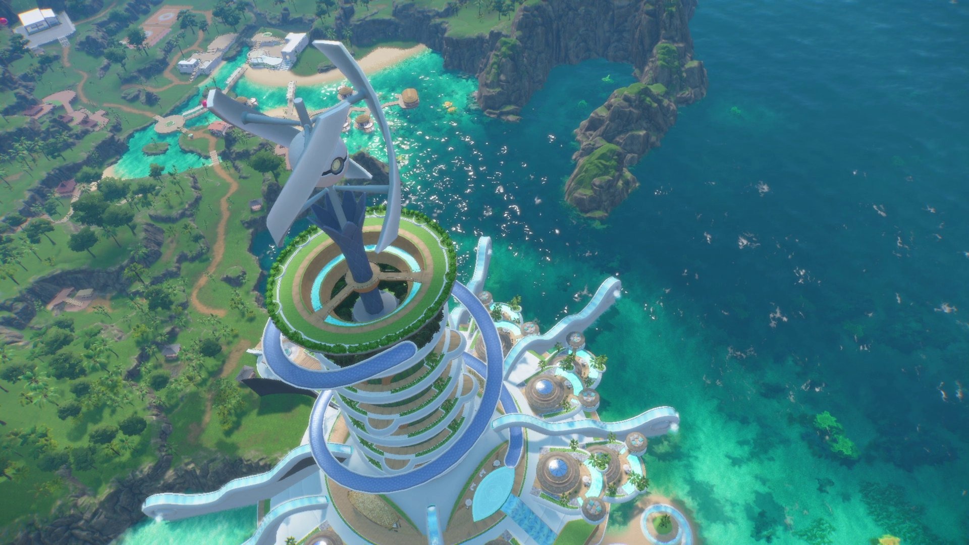 Pokémon Viento y Oleaje: Imagen parece mostrar su mapa más completo hasta el momento y detalles de los legendarios