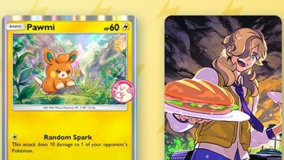 JCC Pokémon Pocket lanza nuevo evento de elecciones mágicas centrado en Pawmi, Clodsire y Damián