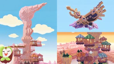 Vídeo: Recrean el Poblado Orni y Vah Medoh de Zelda: Breath of the Wild en Pokémon Pokopia