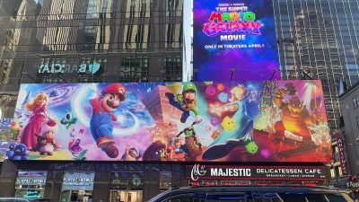 Vídeo: Super Mario Galaxy: La Película ya está invadiendo la ciudad de Nueva York