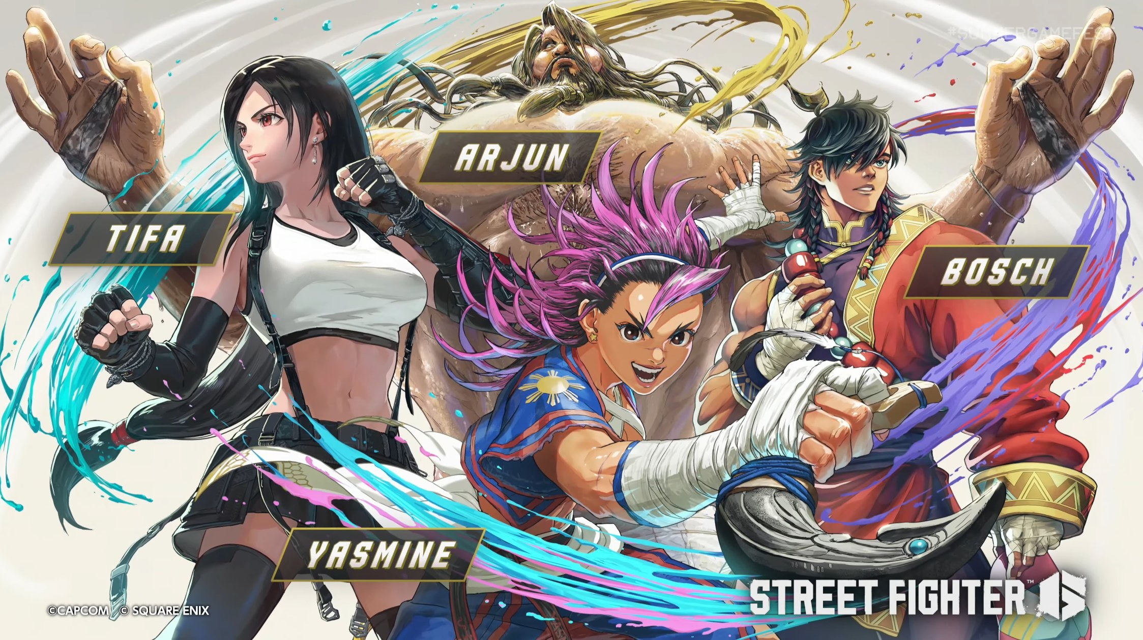 Street Fighter 6 muestra a Tifa de Final Fantasy VII y más