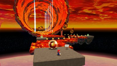 La Galaxia Paseo Infernal usa este curioso truco de perspectiva en Super Mario Galaxy