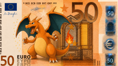 Billetes de euros con Pokémon se hacen virales mientras el Banco Central Europeo busca el diseño de la siguiente generación