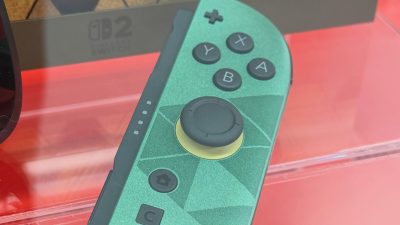Primeras fotos reales de la Nintendo Switch 2 del 40º aniversario de Zelda