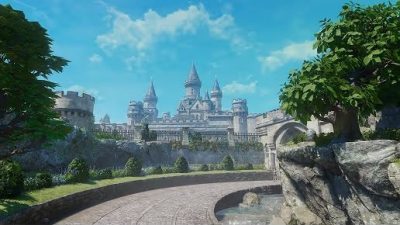 Otro vistazo al Castillo de Hyrule en Zelda: Ocarina of Time Remake